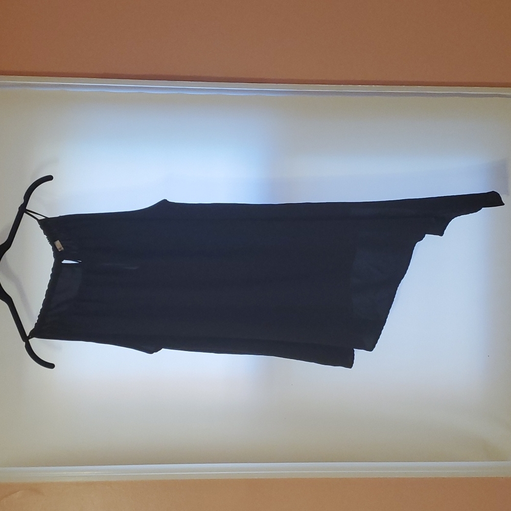 Black Asynmetrical Tank